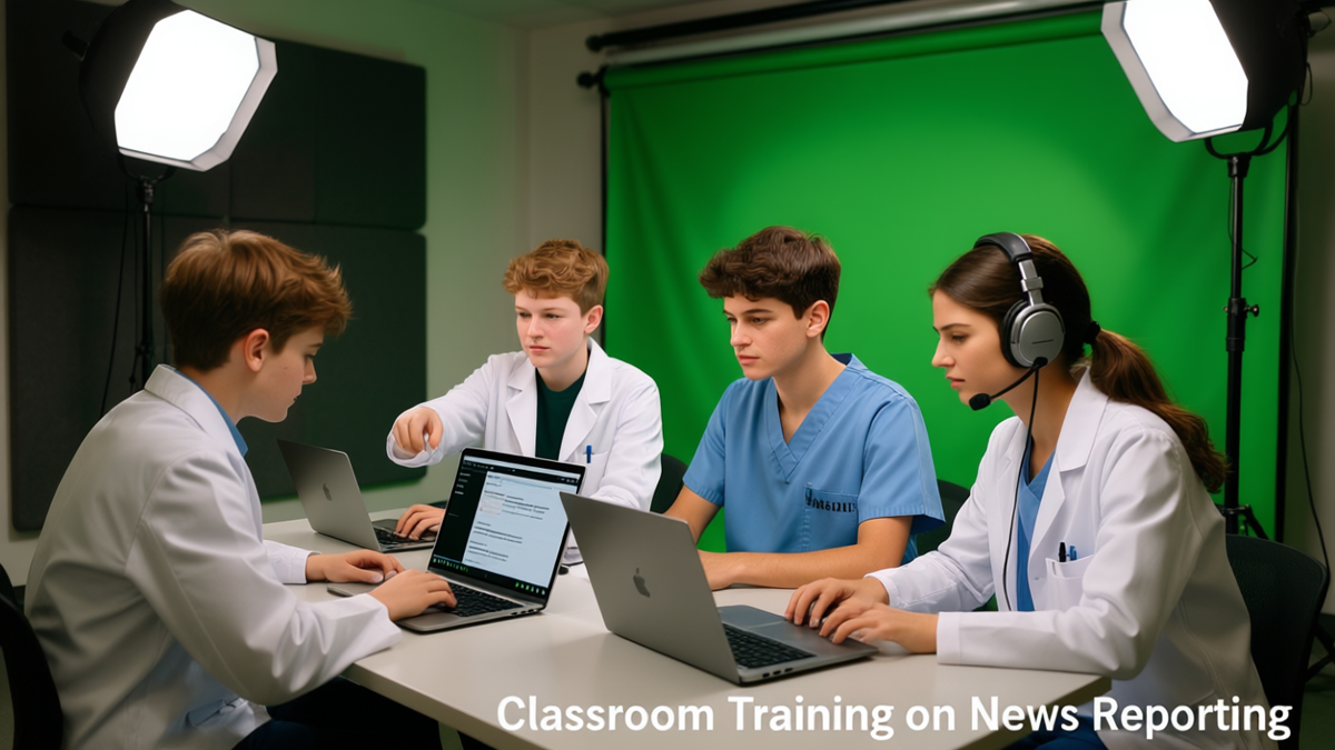 tudio setup for film and TV production.